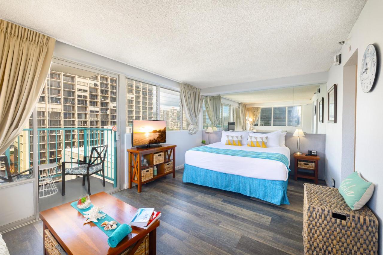 Beautiful Studio In The Heart Of Vibrant Waikiki Honolulu Exterior foto