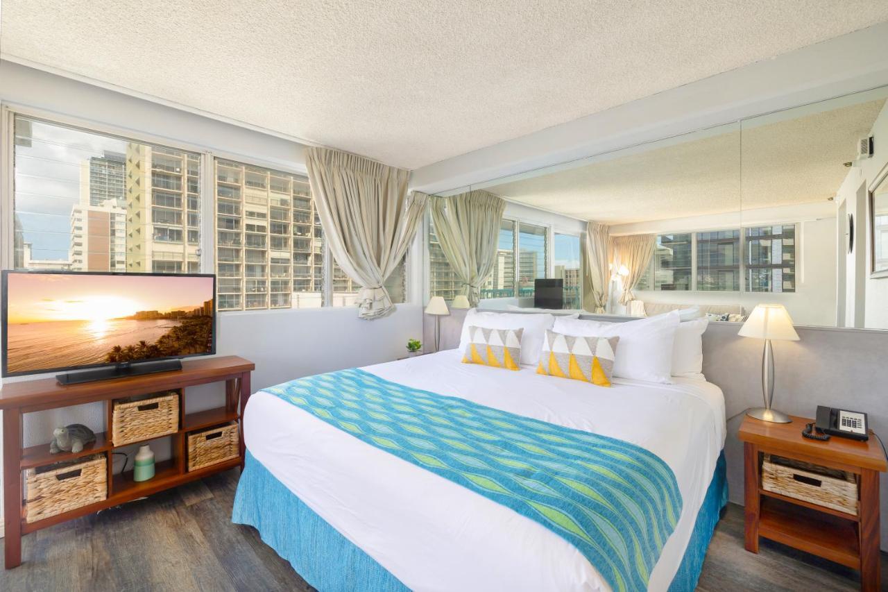 Beautiful Studio In The Heart Of Vibrant Waikiki Honolulu Exterior foto